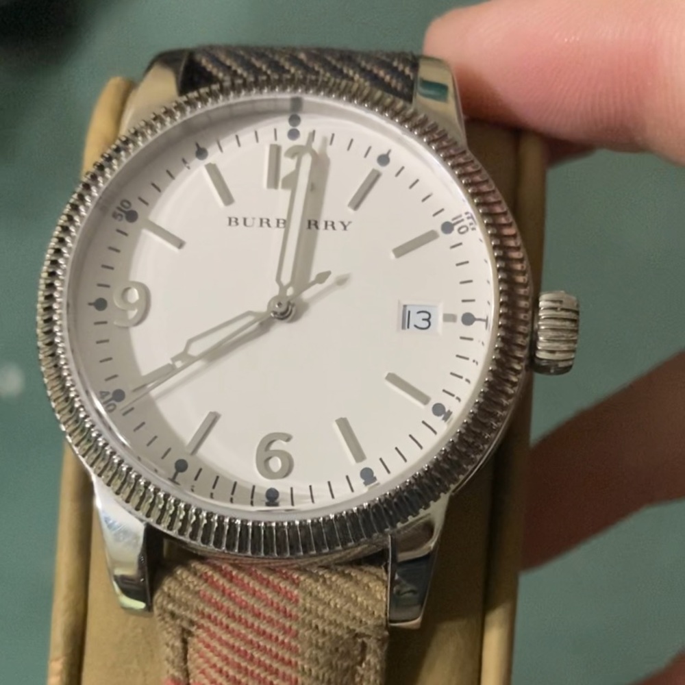 Burberry watch gently used